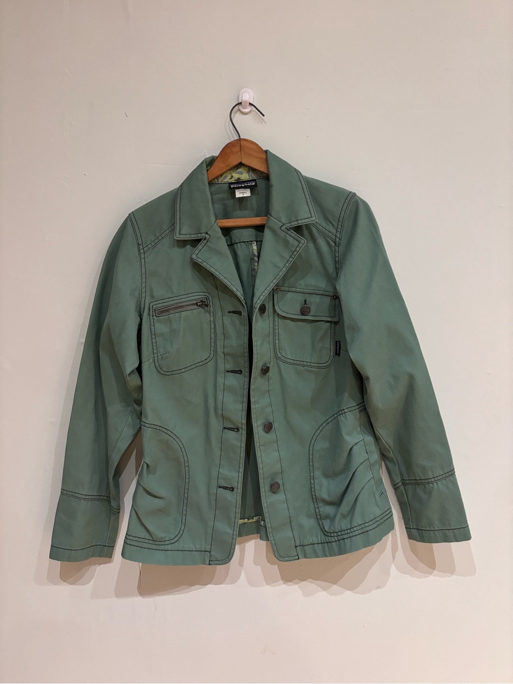 Patagonia Light Green Utility Jacket -Small